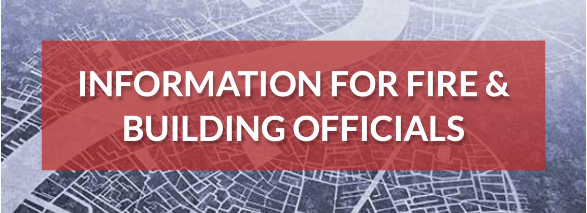 information for fire & building officials